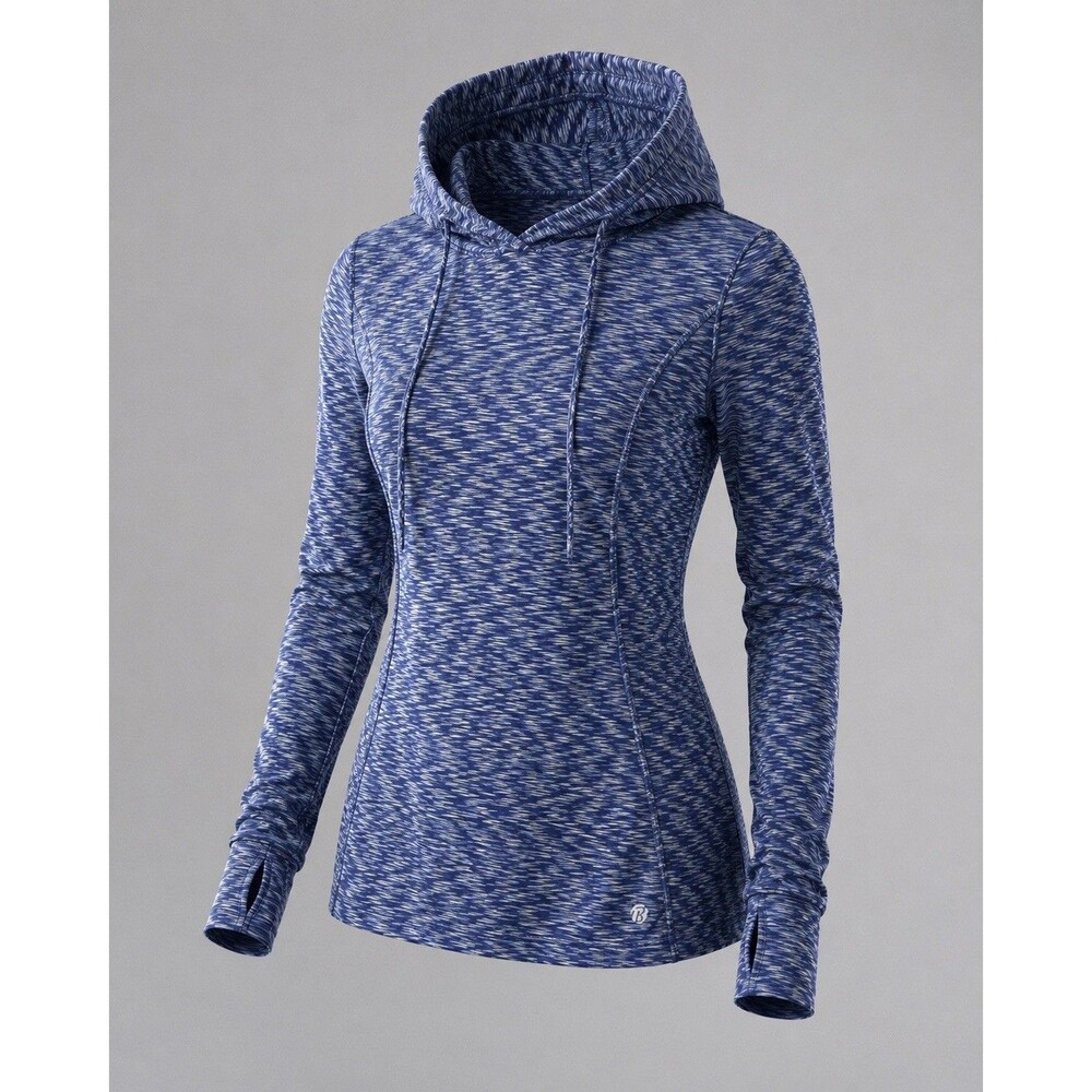 Bally Cool Hoodie Women’s Large Blue Lightweight Performance UPF